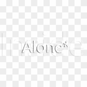 #alone #png #shakirpng - Calligraphy, Transparent Png - alone png