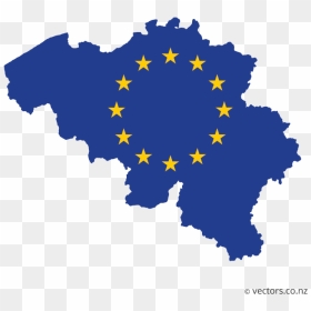 Belgium Map Vector Free, HD Png Download - belgium flag png