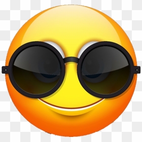 Round Glasses Emoji - Emoji Glasses, HD Png Download - glasses emoji png