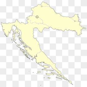 Croatia Base Map Alone - Croatia Map Png, Transparent Png - alone png