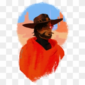 Overwatch Jesse Mccree Fanart By Axias On Tumblr - Illustration, HD Png Download - overwatch mccree png