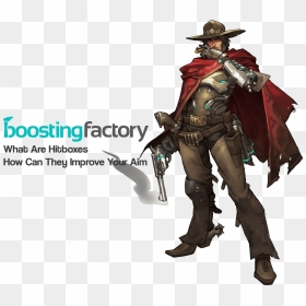 Overwatch Hitboxes Cover - Mccree Png, Transparent Png - overwatch mccree png