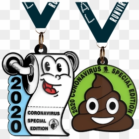 2020 Corona Virus Sepecial Edition Toilet Paper Poop - Coronavirus, HD Png Download - running emoji png