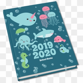 Yearbook Covers Underwater, HD Png Download - sea life png