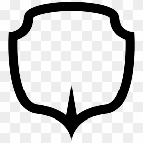 Shield White Shape - Formas De Escudps, HD Png Download - white shape png