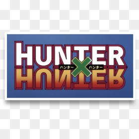 Hunter X Hunter Sticker Logo Vinyl - Graphic Design, HD Png Download - hunter x hunter png