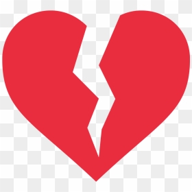 Broken Heart Photo Pic - Heart Broken Transparent Background, HD Png Download - red heart icon png