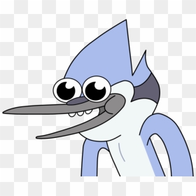Mordecai Looking Excited-ydb538 - Transparent Mordecai Regular Show, HD Png Download - mordecai png