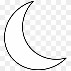 Moon Shape Png, Picture - White Crescent Moon Png, Transparent Png - white shape png