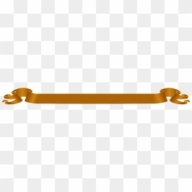 Thin Banner Png, Transparent Png - gold banner ribbon png