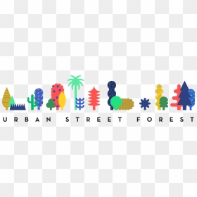 Urban Street Forest, HD Png Download - street tree png