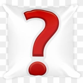 Number , Png Download - Cushion, Transparent Png - question emoji png