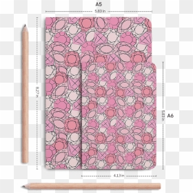 Dailyobjects Pink Diamonds A6 Notebook Plain Buy Online - Pattern, HD Png Download - pink diamonds png