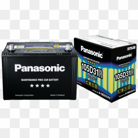 Panasonic Hi-spec Silver Alloy Maintenance Free - Panasonic Car Battery Philippines, HD Png Download - car battery png