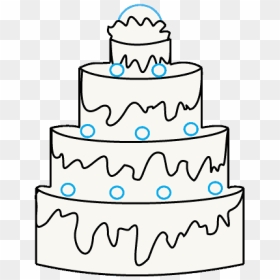 How To Draw Cake - Birthday Cake, HD Png Download - kek png
