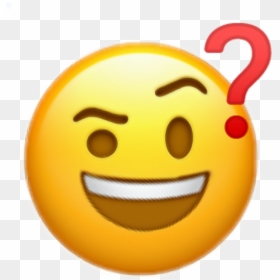 #emoji That Moment When You Dont Understand Something - Smiley, HD Png Download - question emoji png