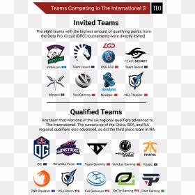 Ti8 International Team List - Invictus Gaming, HD Png Download - team liquid logo png