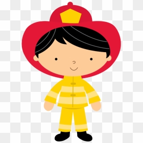 Bombeiros E Polícia - Clip Art Firefighter Girl, HD Png Download - minus png