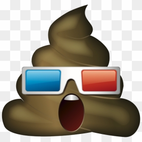 Grimace Poo Emoji, HD Png Download - glasses emoji png