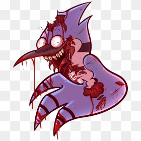 Before Editing, Read The How To Tag Guide - Regular Show Mordecai Dead, HD Png Download - mordecai png