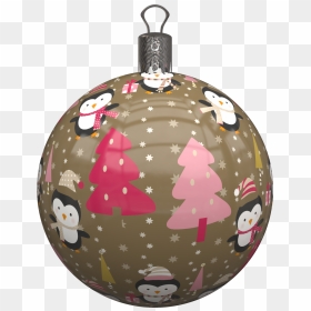 Christmas Ornament, HD Png Download - penguins png