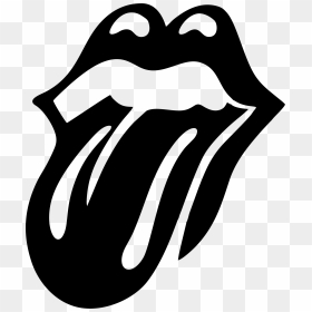 Vector Rolling Stones Logo, HD Png Download - lips silhouette png
