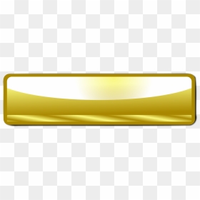 Plastic, HD Png Download - gold button png