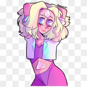 Fanart✮pink Diamond And Pearl Fusion ✮ {my Art}, HD Png Download - pink diamonds png