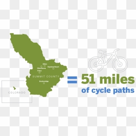 51 Miles Of Bicycle Paths - Hybrid Bicycle, HD Png Download - bicyclist png