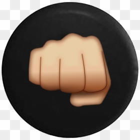Punching Fist Bump Text Emoji - Comfort, HD Png Download - fist emoji png