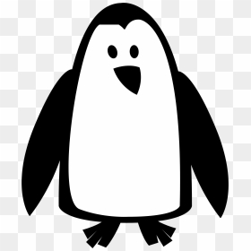 Penguin Clip Art - Penguins Black And White, HD Png Download - penguins png