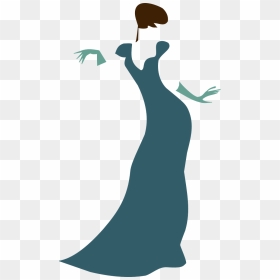 Lady Clip Art, HD Png Download - prom dress png