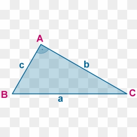 Imagen Test Notacion Triangulo Rectangulo - Triangle, HD Png Download - rectangulo png