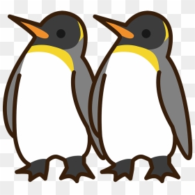 King Penguins Clipart - 動物 の イラスト ペンギン, HD Png Download - penguins png