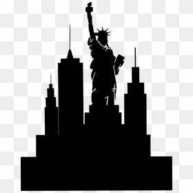 Silhouette, Usa, America, Freedom, July4th, HD Png Download - building vector png