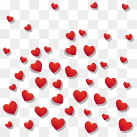 Heart, Transparent, Love, Wallpaper, Background - Pink Hearts Transparent Background, HD Png Download - hearts background png