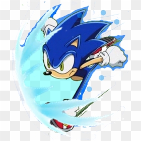 Sonic Running Lv2 Sonic Boost - Sonic The Hedgehog Boosting, HD Png Download - sonic running png