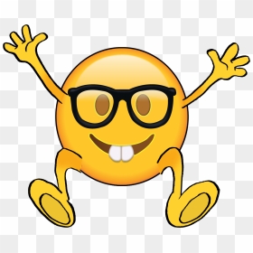 Nerd Emoji, HD Png Download - glasses emoji png