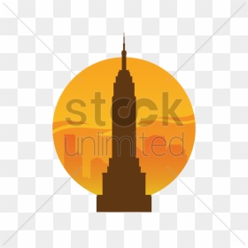Empire State Building Vector Image - Lighthouse, HD Png Download - building vector png