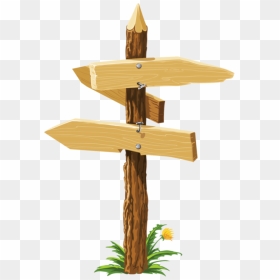 Pointing Sign Post - Name Board Designs Wood, HD Png Download - wood post png