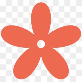 Light Pink Flower Clipart - Orange Flower Clipart Png, Transparent Png - flower clip art png