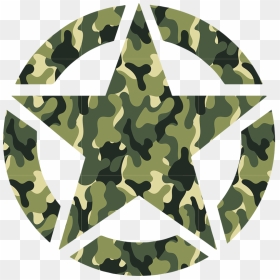 Military Star Vehicle Sticker - Army Star Silhouette, HD Png Download - military star png