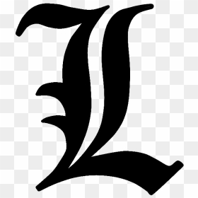 Cool L Png - Fonte L Death Note, Transparent Png - death note logo png