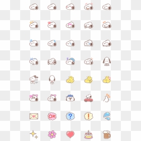 Lovely Snoopy Emoji, HD Png Download - sweat emoji png