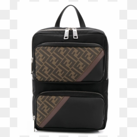 Fendi Logo Panelled Backpack - Fendi, HD Png Download - fendi logo png
