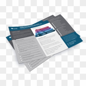 Software Vendors Checklist - Flyer, HD Png Download - brochure png
