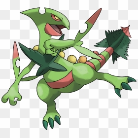 Mega Sceptile Pokédex - Mega Sceptile Png, Transparent Png - sceptile png