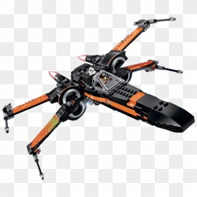 Poe Dameron X Wing In Force Awakens, HD Png Download - star wars ships png