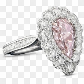 Engagement Ring, HD Png Download - pink diamonds png