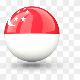 Thumb Image - Indonesia Flag Ball Png, Transparent Png - singapore flag png
